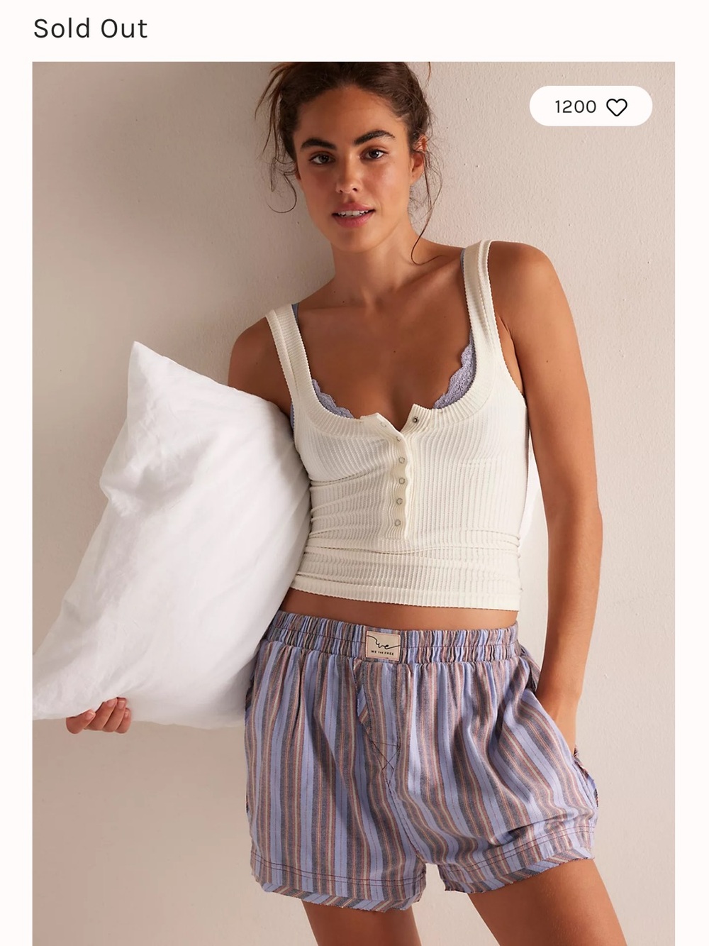 We The Free Day to Day Flannel Boxers , Med NWT